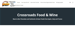 Desktop Screenshot of crossroadsfoodandwine.com